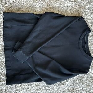 COS Men's Dark Charcoal Crewneck Sweater